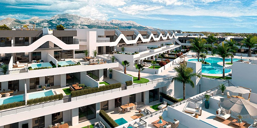 2 slaapkamer Appartement met terras in Alfaz Del Pi - Vidando Estates