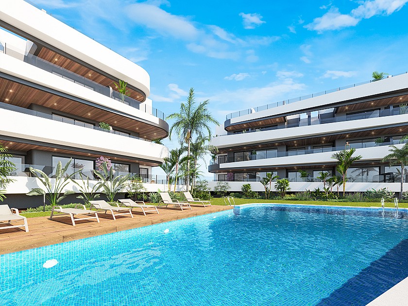 3 slaapkamer Appartement met tuin in Los Alcazares - Vidando Estates