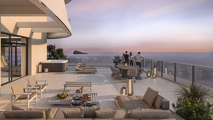 3 slaapkamer Appartement met terras in Benidorm - Vidando Estates