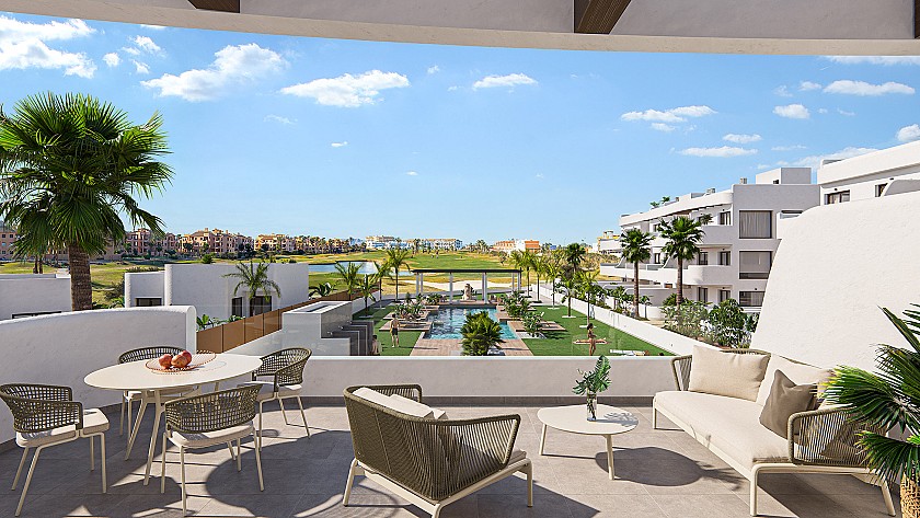 2 bedroom Apartment with terrace in Los Alcazares in Vidando Estates