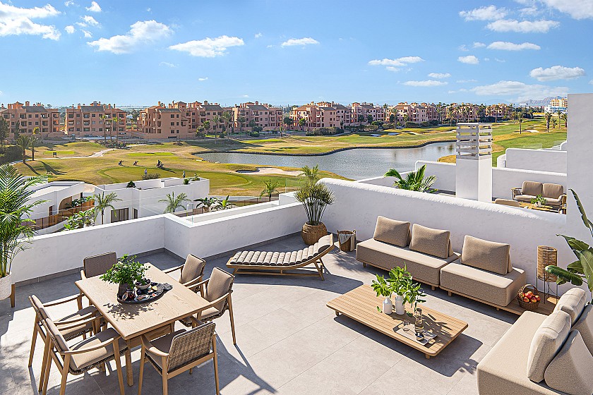 2 bedroom Apartments - solarium in Los Alcazares in Vidando Estates