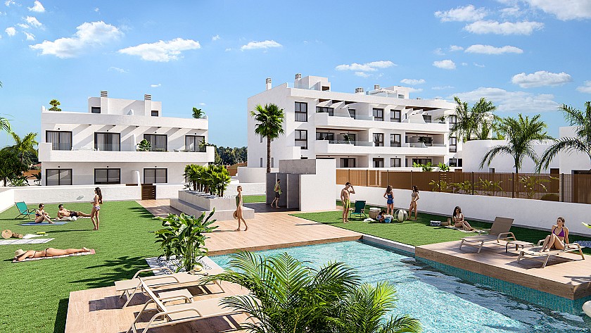 3 bedroom Apartments - solarium in Los Alcazares in Vidando Estates