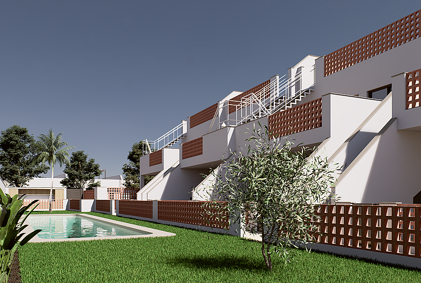3 bedroom Apartment with garden in Pilar de la Horadada in Vidando Estates