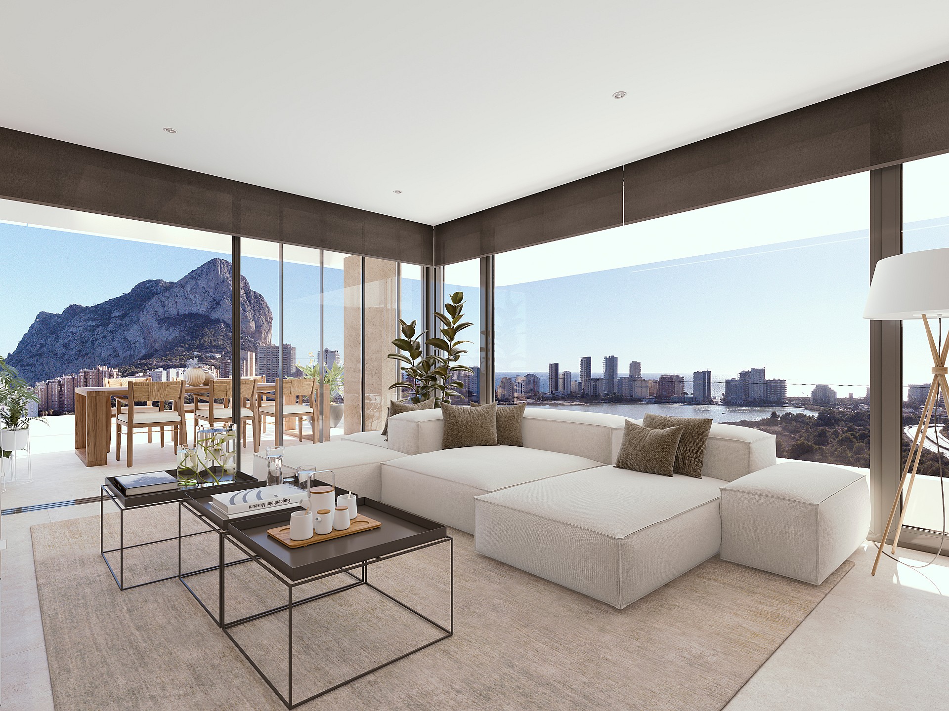 2 slaapkamer Appartement met terras in Calpe in Vidando Estates
