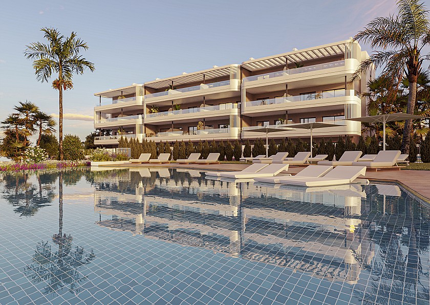2 slaapkamer Appartement met terras in Torrevieja in Vidando Estates
