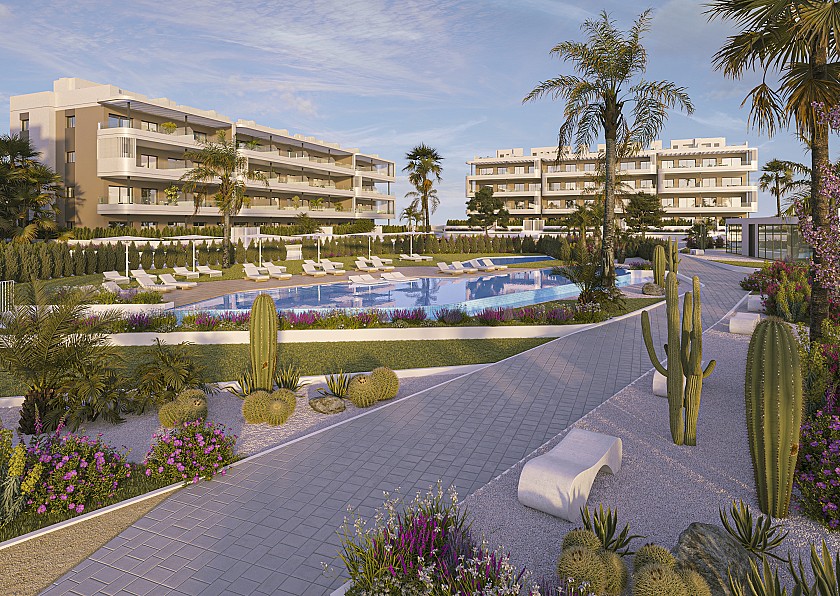 2 slaapkamer Appartement met dakterras in Torrevieja in Vidando Estates
