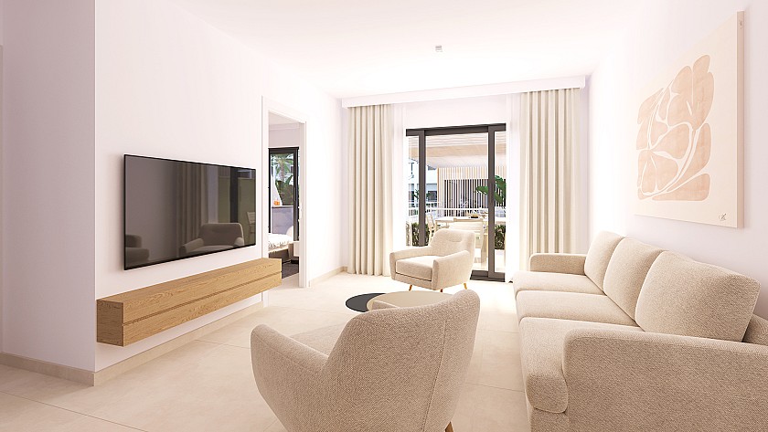 2 slaapkamer Appartement met tuin in San Cayetano - Torre Pacheco - Vidando Estates