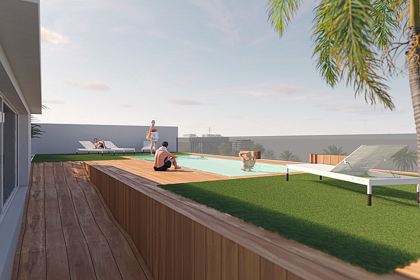 2 slaapkamer Appartement met terras in San Pedro Del Pinatar - Vidando Estates