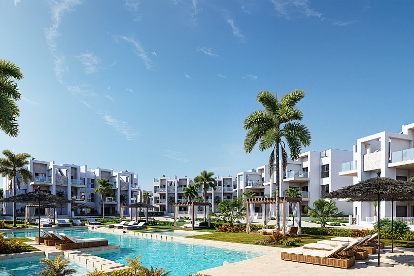 3 slaapkamer Appartement met terras in Los Alcazares in Vidando Estates