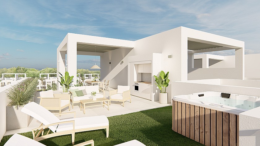 2 bedroom Apartments - solarium in Los Alcazares in Vidando Estates