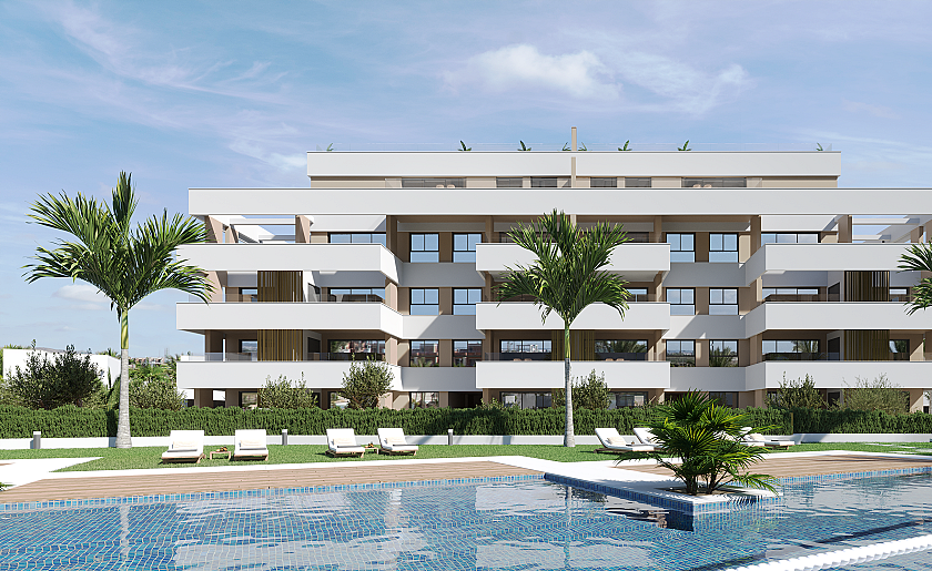 2 slaapkamer Appartement met terras in Santa Rosalía Resort in Vidando Estates