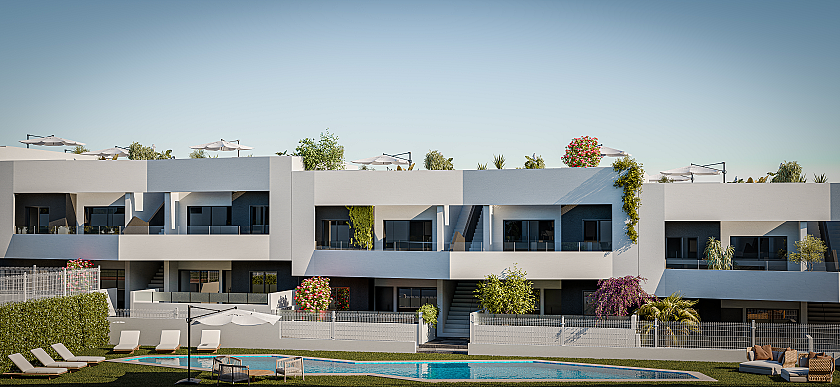 2 slaapkamer Appartement met tuin in San Miguel de Salinas in Vidando Estates