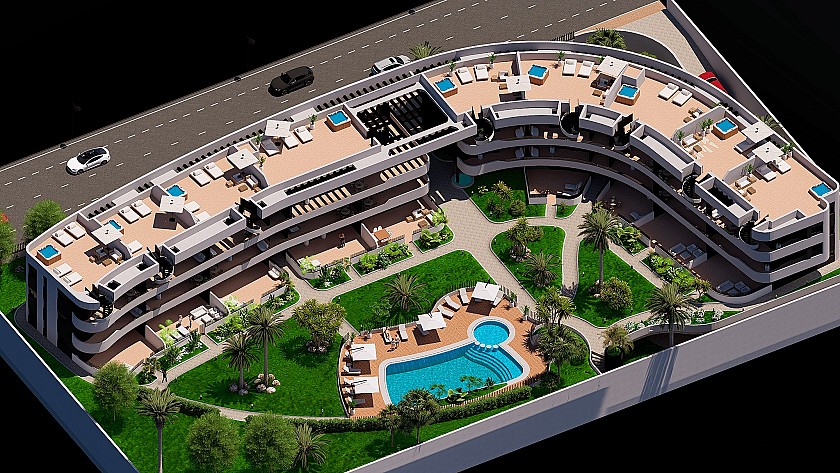 2 slaapkamer Appartement met terras in Los Alcazares - Vidando Estates