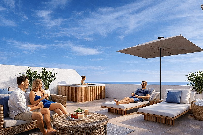 2 slaapkamer Appartement met dakterras in Los Alcazares - Vidando Estates
