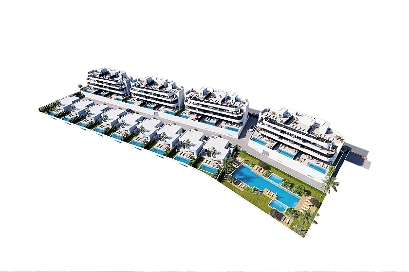 2 bedroom Apartments - solarium in Los Alcazares in Vidando Estates