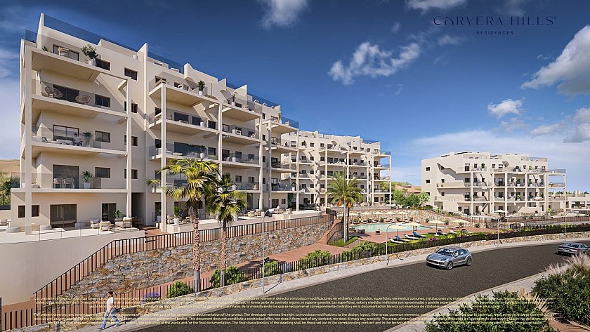 Ground-floor new-build apartment in Corvera in Vidando Estates