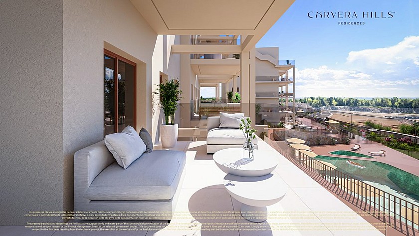 2 slaapkamer Appartement met terras in Corvera - Vidando Estates