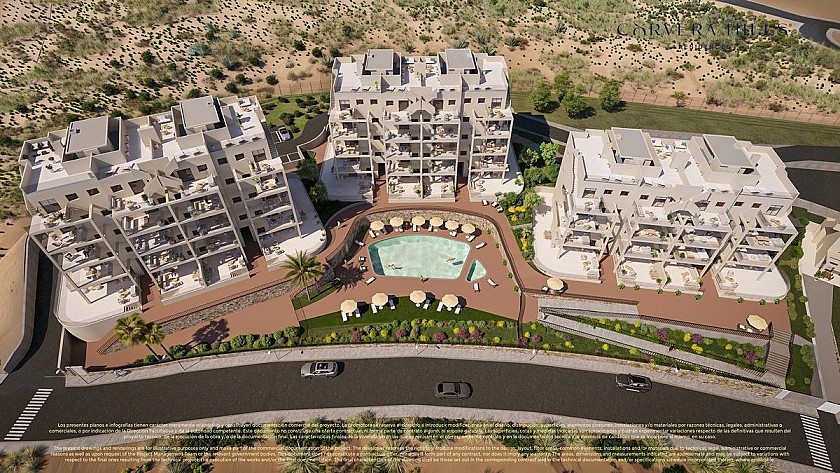 round-floor new-build apartment in Corvera in Vidando Estates