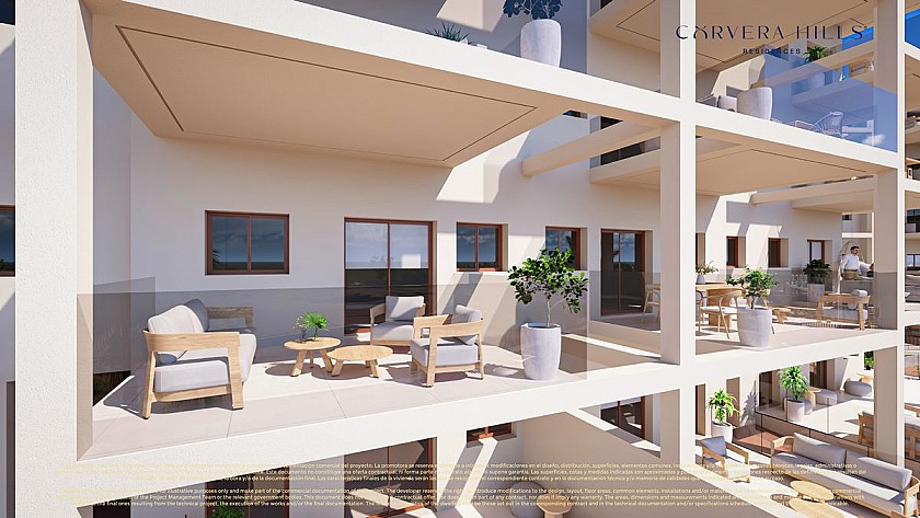 3 bedroom Apartment with terrace in Corvera in Vidando Estates