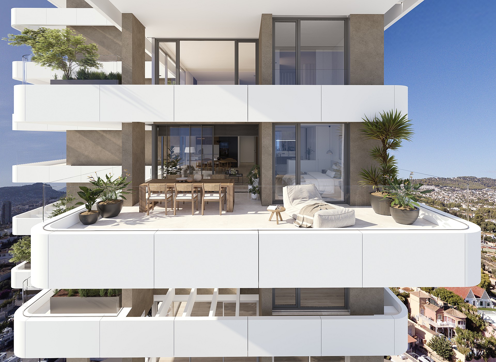 3 bedroom Apartment with terrace in Calpe in Vidando Estates
