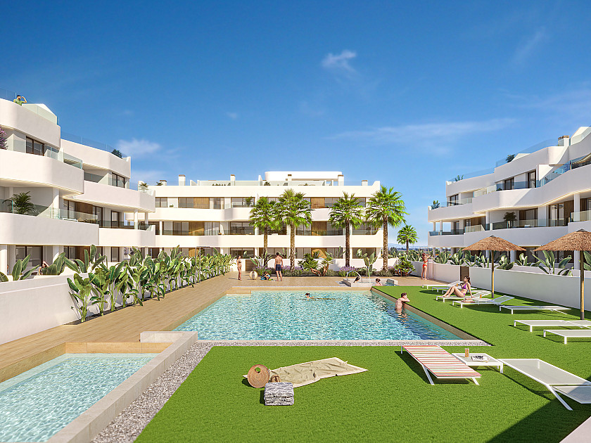2 slaapkamer Appartement met terras in Los Alcazares - Vidando Estates