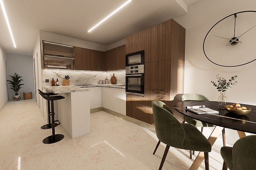 3 slaapkamer Appartement met tuin in El Raso - Vidando Estates