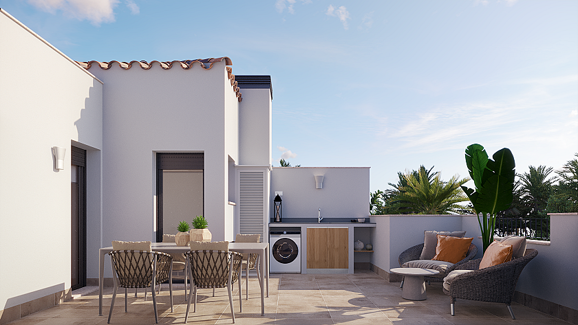 3 slaapkamer Geschakelde woningen in Santa Rosalia pueblo - Vidando Estates