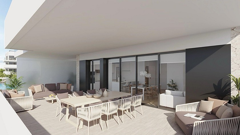 3 bedroom Apartments - solarium in La Nucia