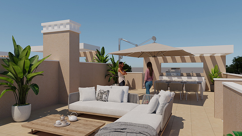 3 slaapkamer Appartement met dakterras in Pilar de la Horadada - Vidando Estates