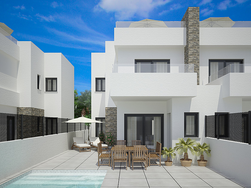 3 slaapkamer Geschakelde woningen in Vistabella Golf - Vidando Estates