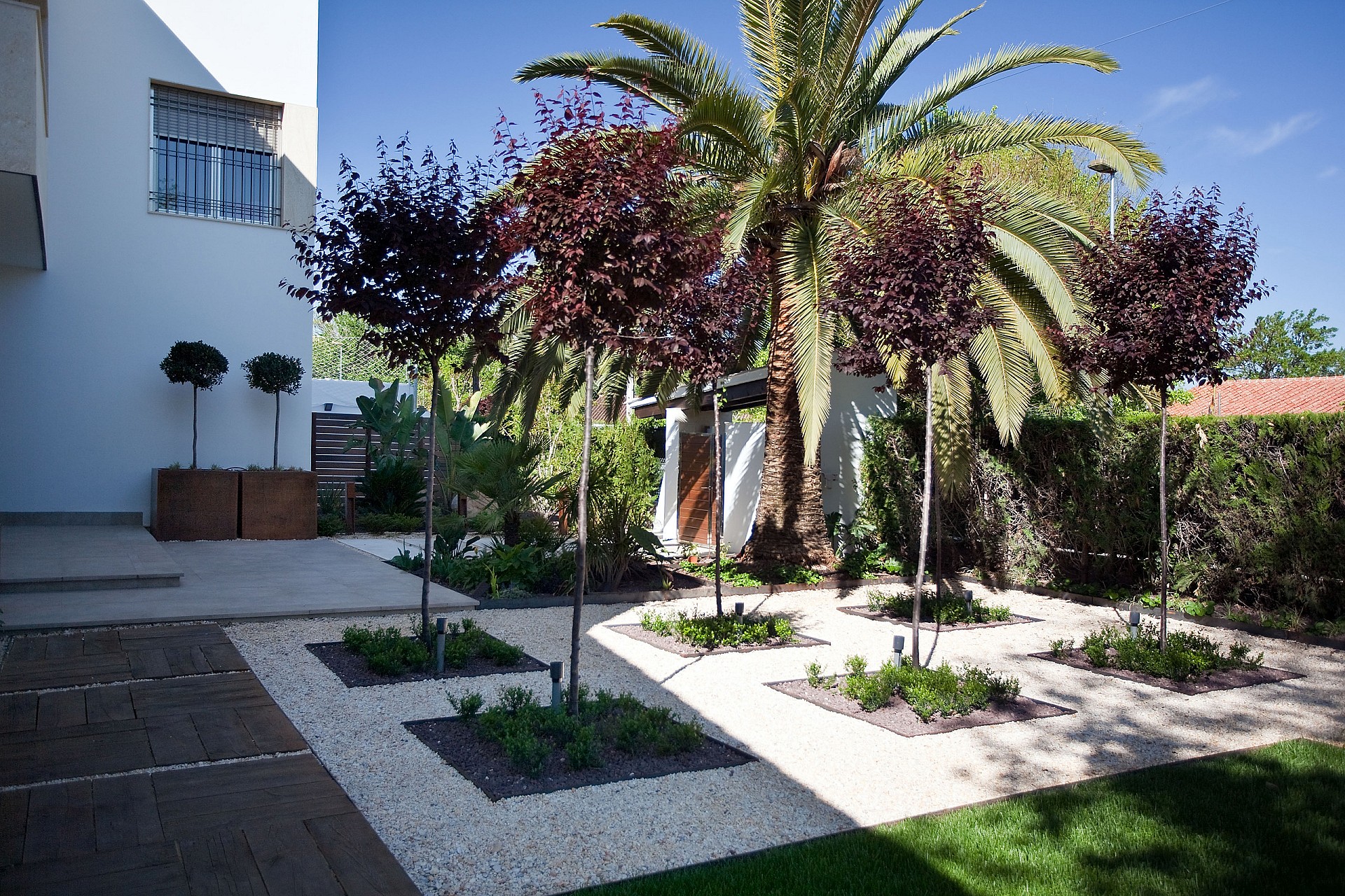 Conception de jardin et d'espace extérieur