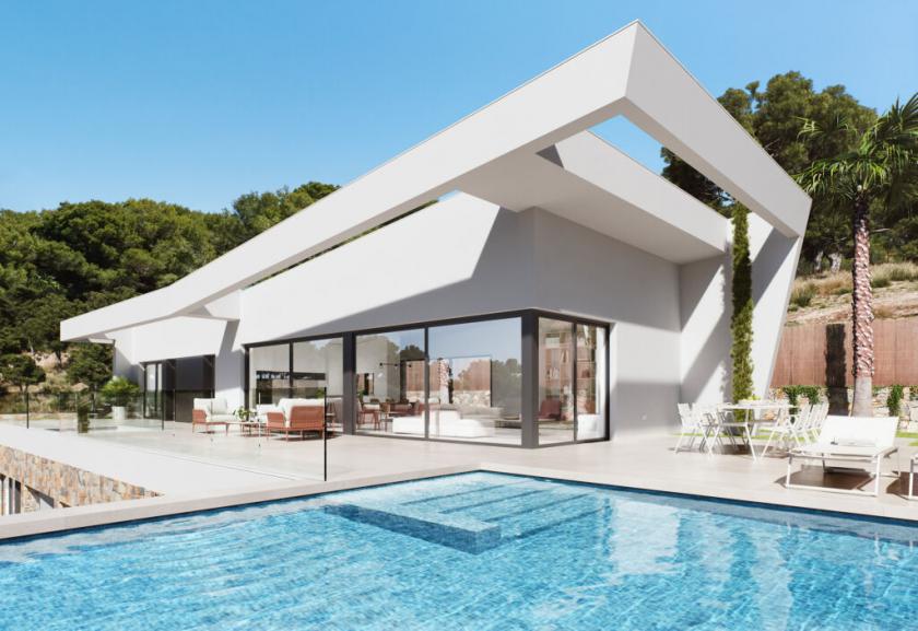 Nieuwe hedendaagse moderne villa op Las Colinas Golf & Country Club - Vidando Estates