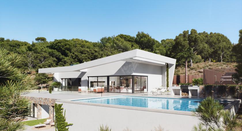 Nieuwe hedendaagse moderne villa op Las Colinas Golf & Country Club - Vidando Estates