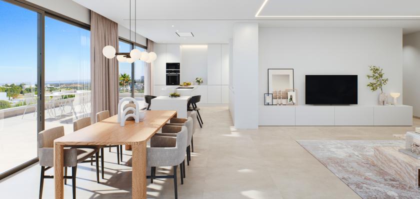 3 slaapkamer Appartement met terras in Las Colinas Golf - Vidando Estates