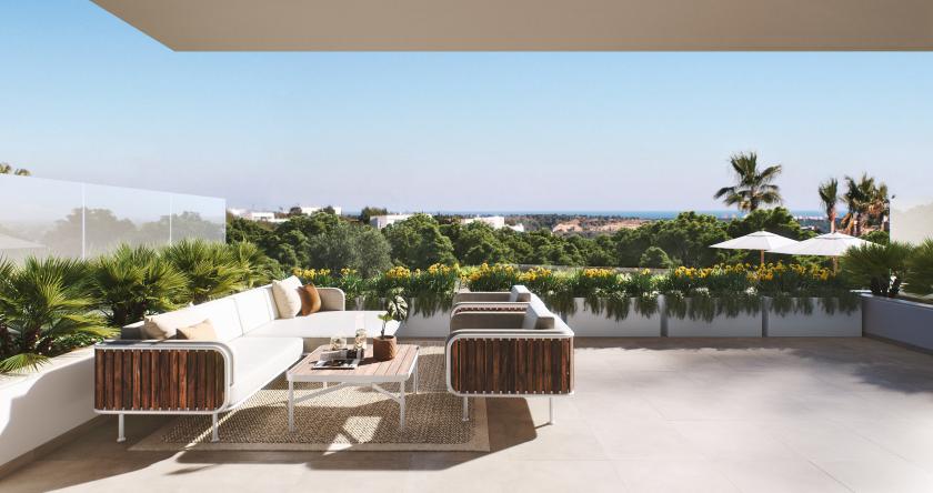 3 slaapkamer Appartement met dakterras in Las Colinas Golf - Vidando Estates