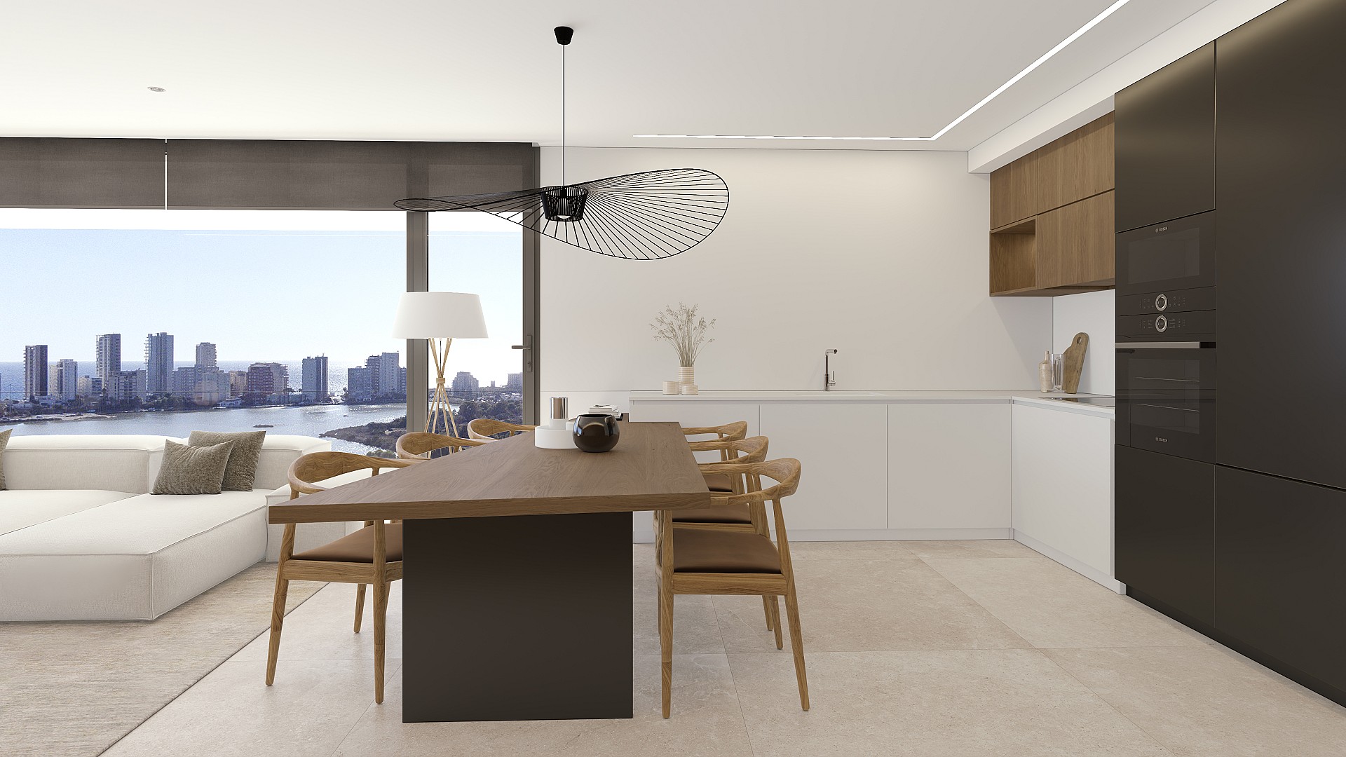 3 slaapkamer Appartement met terras in Calpe in Vidando Estates