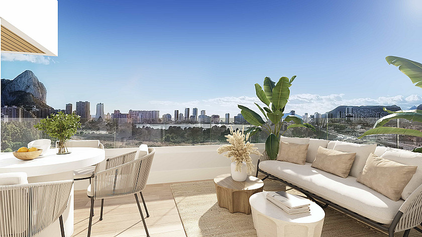 3 slaapkamer Appartement met terras in Calpe - Vidando Estates