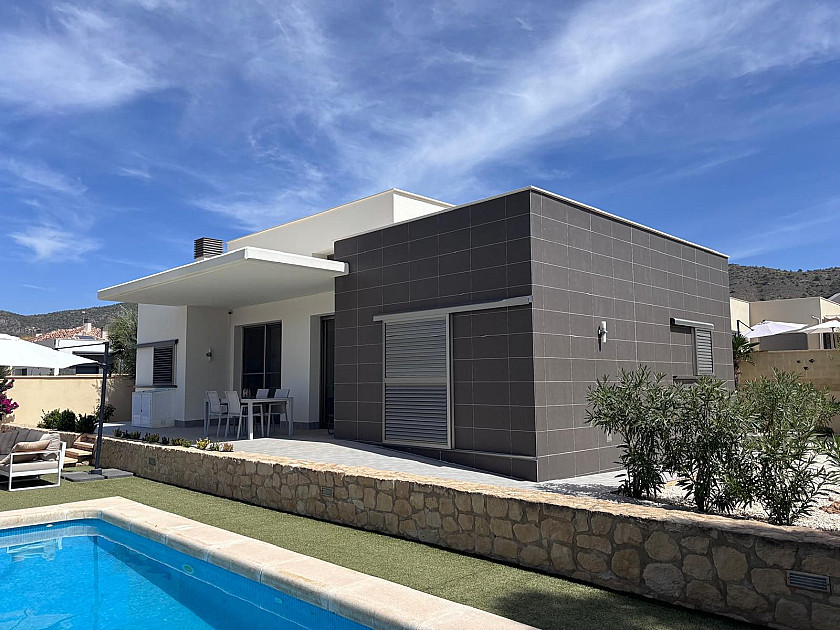 Stylish Ibiza design villa with pool in La Romana in Vidando Estates